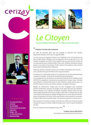 Le Citoyen n°52 - Ville de CERIZAY