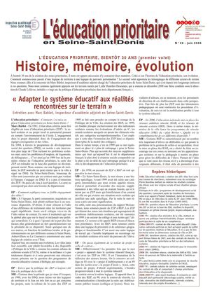 Journal éducation prioritaire n° 28