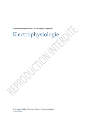 Électrophysiologie nerveuse, étude de la conduction électrique d'un nerf