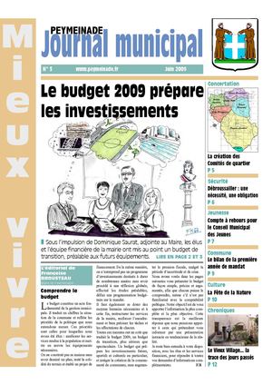 Journal Municipal de Peymeinade - Juin 2009