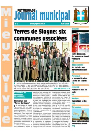 Journal Municipal de Peymeinade - Mars 2009