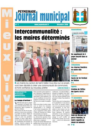 Journal Municipal de Peymeinade - Décembre 2008