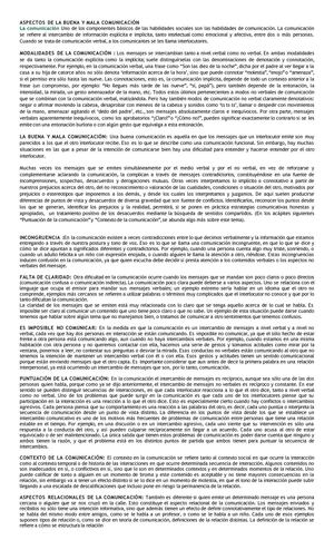 La comunicación y sus modalidades