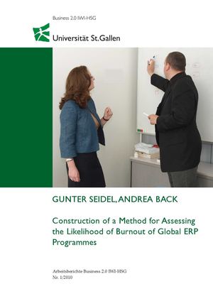 Construction of a Method for Assessing the Likelihood of Burnout of Global ERP Programmes