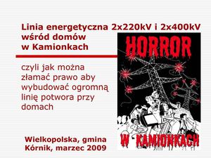 Przeciaganie Linii Energetycznej 2x220kV 2x400 kV