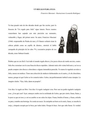 Un regalo para Julia