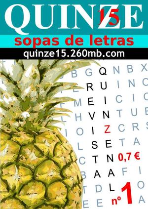 QUINZE 15 SOPAS DE LETRAS nº 1