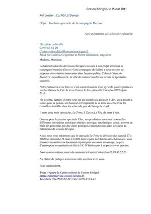 Action de communication pour faire venir du public à un spectacle : publipostage