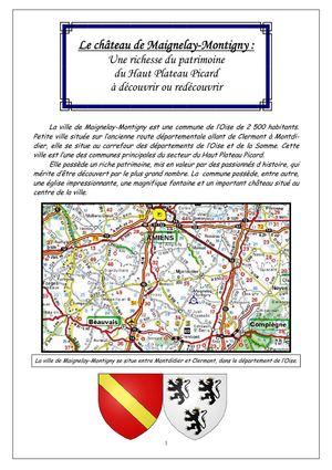 LE CHATEAU DE MAIGNELAY-MONTIGNY - Concours blog-trotteurs