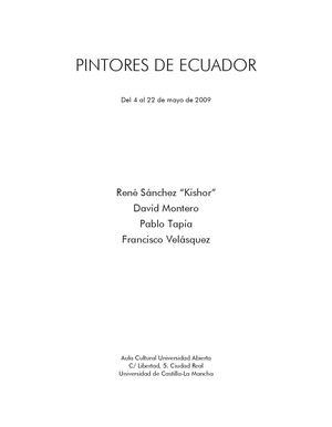 Pintores Ecuatorianos