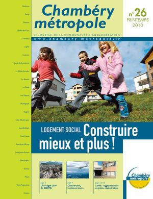 Journal de Chambéry métropole n°26 - printemps 2010