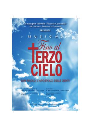 Brochure di Sala Musical "Fino al Terzo Cielo" - Compagnia Piccola Comunità