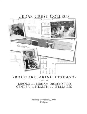 Program for Groundbreaking