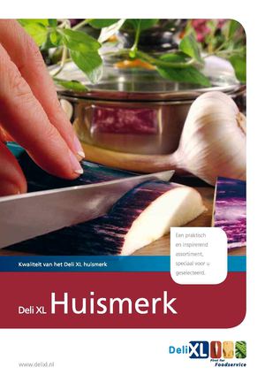 Deli XL Huismerkbrochure