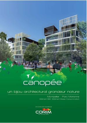 Corim • plaquette Canopée