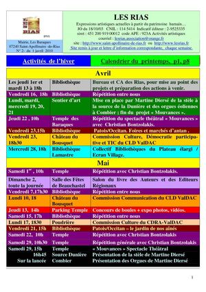 Journal des Rias 2010 T2