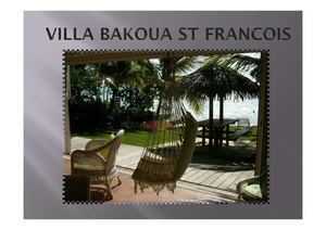 Location Villa Bakoua St François