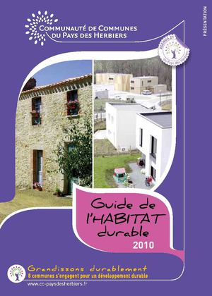 Guide de l'habitat durable 2010 - Communauté de communes du Pays des Herbiers