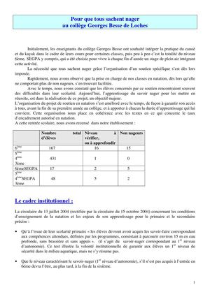Projet péda college