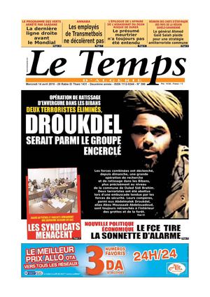 Le Temps d'Algérie www.letempsdz.com édition du 14 avril 2010