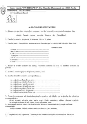 Morfología. Ejercicios