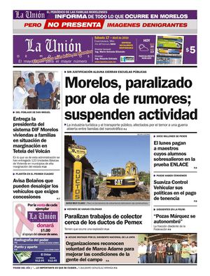 La Unión de Morelos 17 Abril 2010