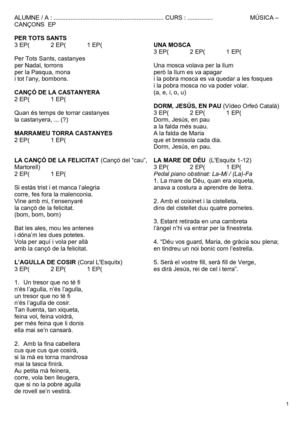 Cançons per a l'Educació Primària