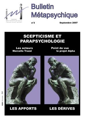 Sommaire Bulletin Métapsychique n°3
