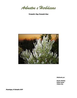 UFCD4 - Arbustos e Herbáceas