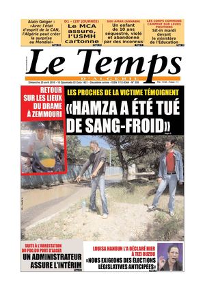 Le Temps d'Algérie www.letempsdz.com édition du 25 avril 2010