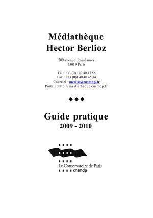 Médiathèque Hector Berlioz : Guide pratique