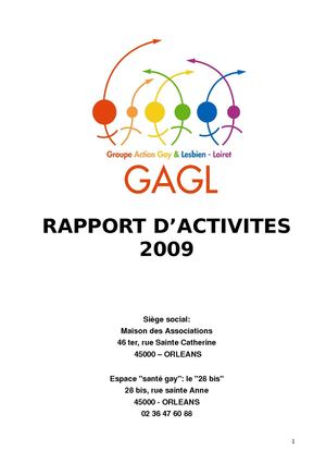 2009 - Rapport d'activité GAGL 45 