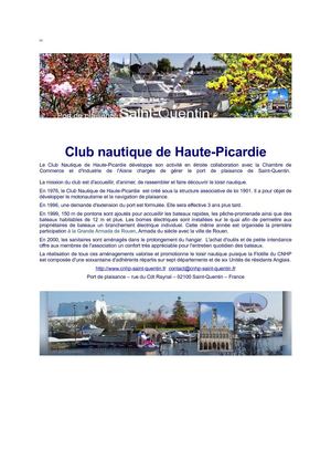 La halte fluviale de Saint-Quentin en Haute-Picardie