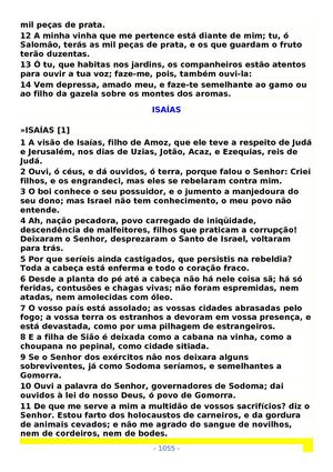 ISAIAS,JEREMIAS,LAMENTAÇOES DE JEREMIAS