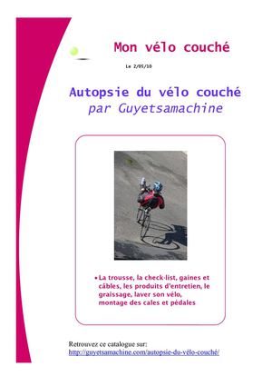 Mon vélo couché par guyetsamachine