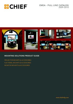 Catálogo Soportes CHIEF Europeo