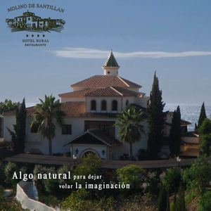 Hotel Rural Molino de Santillán, Málaga, costa del sol. Triptico presentación