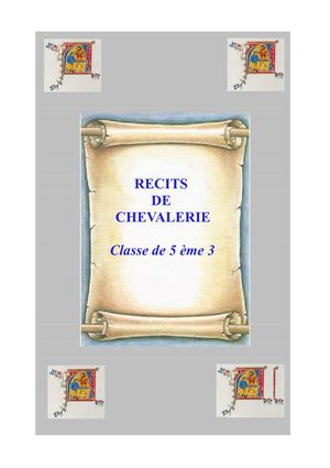 Récits de chevalerie 5è3