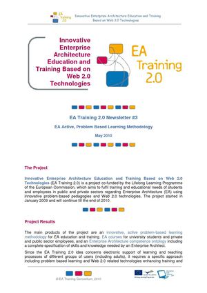 EA Training 2.0 Newsletter #3 EA Methodology