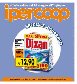 Offerte Ipercoop San Donà di Piave - 20 Maggio / 1 Giugno 2010