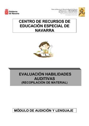 Evaluación de las habilidades auditivas