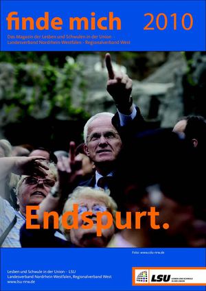 Finde Mich, Zeitschrift der Lesben und Schwulen in der Union NRW 2010