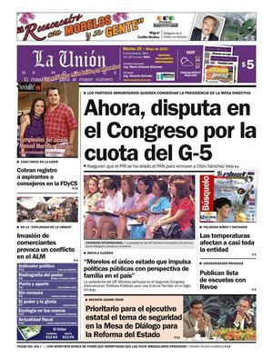 La Unión de Morelos 25 Mayo 2010