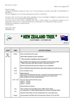 WEP Tour NZ