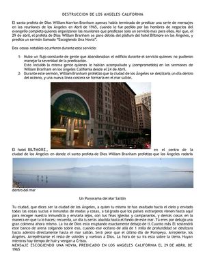 Destruccion de Los Angeles California