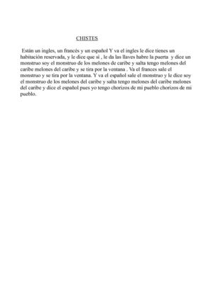 CHISTE