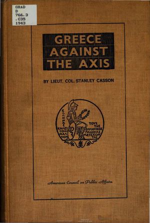 Greece Against the Axis