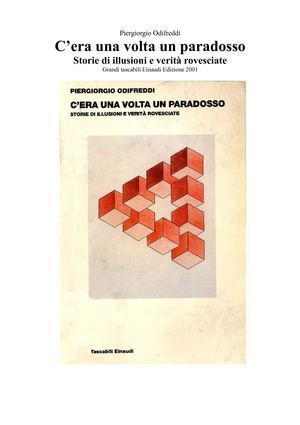 2001 - Piergiorgo Oddifreddi - Cera una Volta un Paradosso