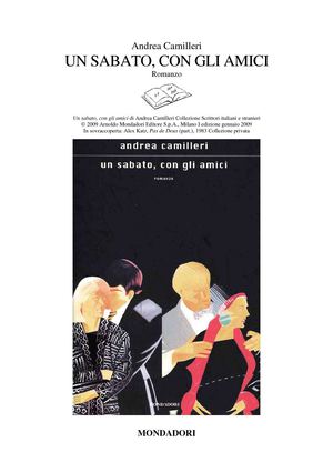2009 - Andrea Camilleri -Un Sabato con gli Amici