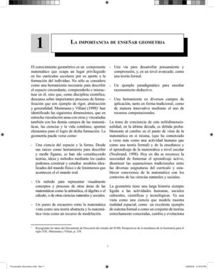 Pensamiento Geométrico y Tecnologías computacionales